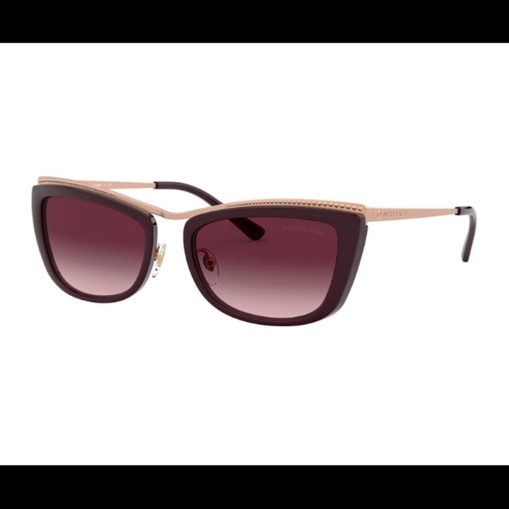 Michael Kors MK1064 ZARIA Rectangle Sunglasses - Picture 2 of 4